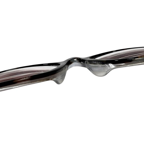 Ellen Tracy Pamplona Eye Glass Frames Only Teal Tortoise Shell 50 15 130 - Picture 7 of 12